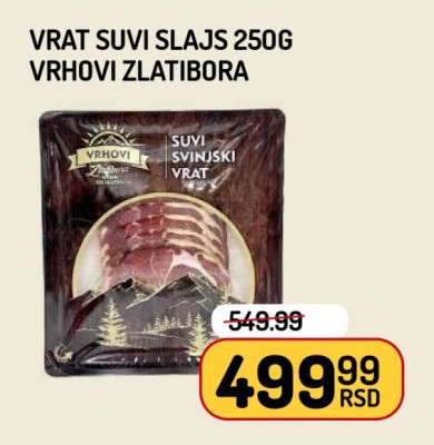 VRAT SUVI SLAJS 250G VRHOVI ZLATIBORA