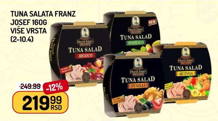 Tuna Salata Franz Josef 160g