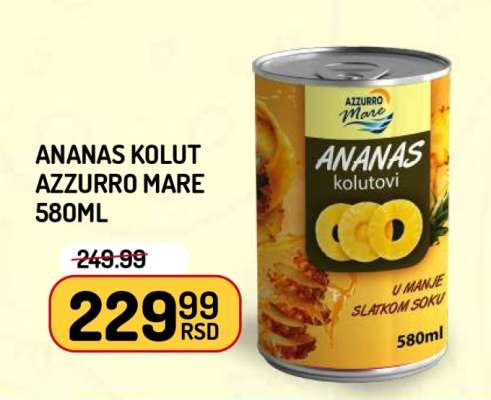 ANANAS KOLUT AZZURRO MARE 580ml