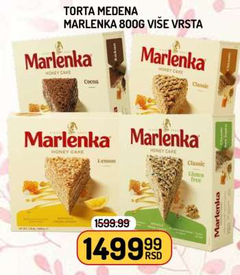 Torta Medena Marlenka 800g