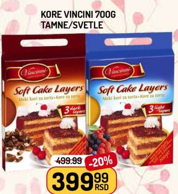 Kore Vincini 700g Tamne/Svetle