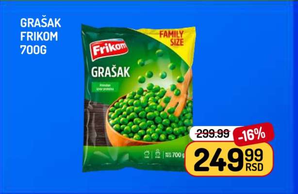 Grašak Frikom 700g