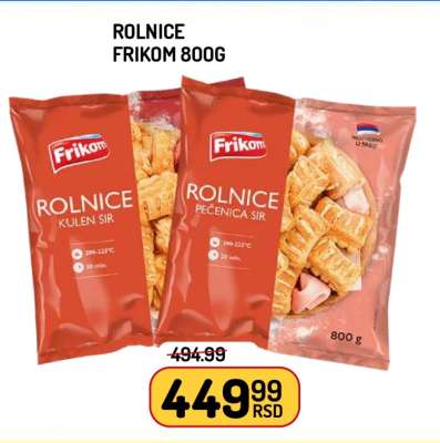 ROLNICE Frikom 800g