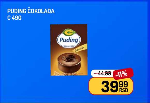 Puding čokolada 49g