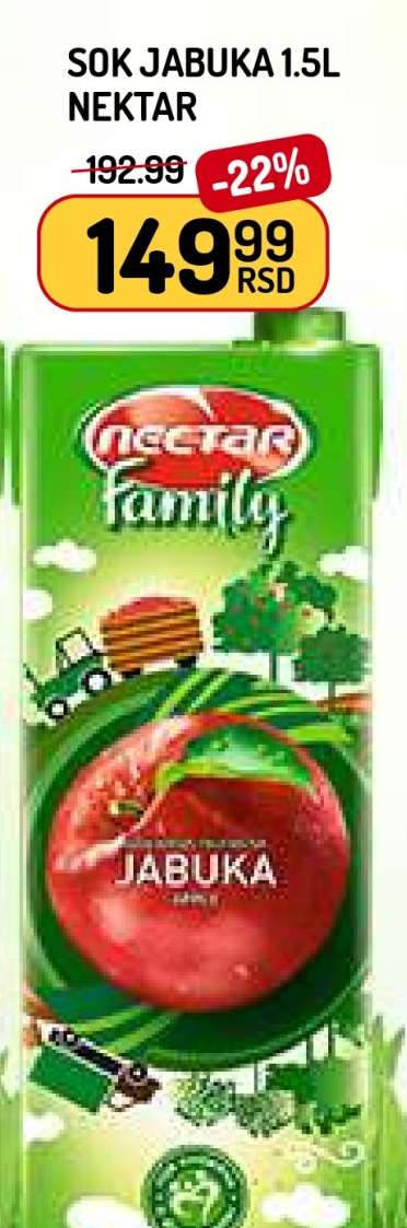 Sok Jabuka 1.5l Nektar