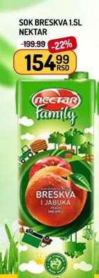 Sok Breskva 1.5l Nektar
