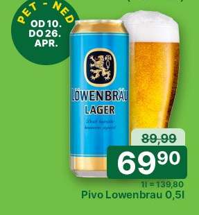 Pivo Lowenbrau 0,5l