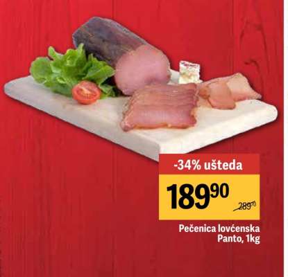 Pečenica lovćenska Panto, 1kg