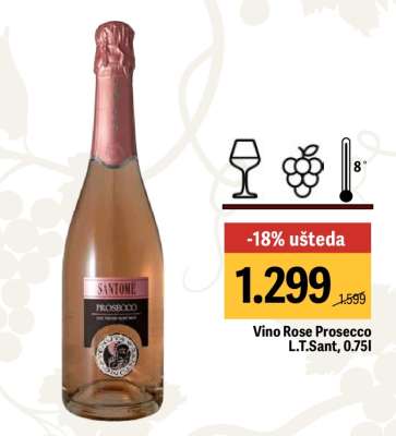 Vino Rose Prosecco L.T.Sant 0.75l