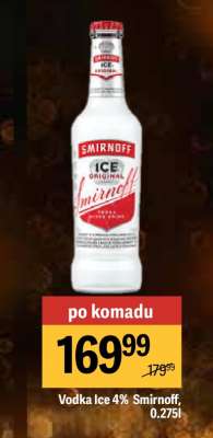 Vodka Ice 4% Smirnoff, 0.275l