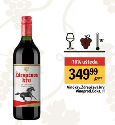 Vino crv. Ždrepčeva krv