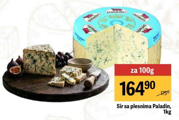 Sir sa plesnima Paladin, 1kg