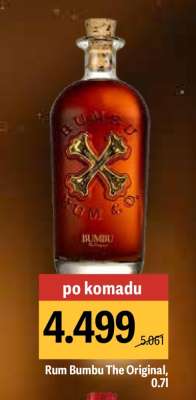 Rum Bumbu The Original, 0,7l