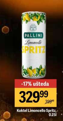 Koktel Limoncello Spritz, 0.25l
