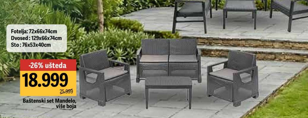 Baštenski set Mandelo