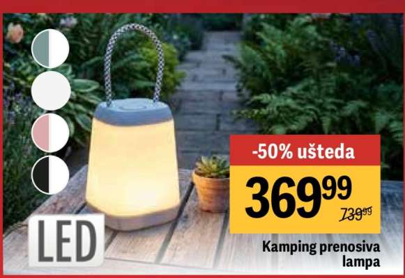 Kamping prenosiva lampa