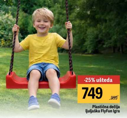 Plastična dečija ljuljaška FlyFun Igra