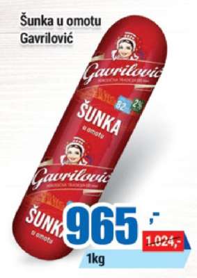 Šunka u omotu Gavrilović