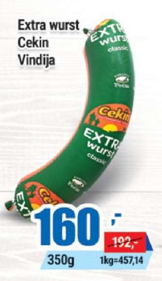 Extra wurst Cekin Vindija