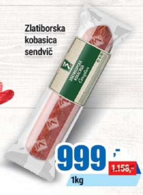 Zlatiborska kobasica sendvič
