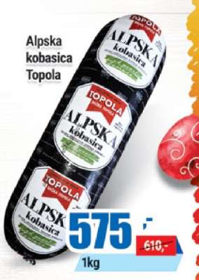 Alpska kobasica Topola