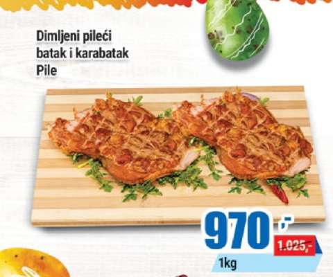 Dimljeni pileći batak i karabatak