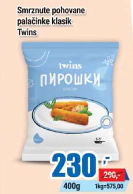 Smrznute pohovane palačinke klasik Twins