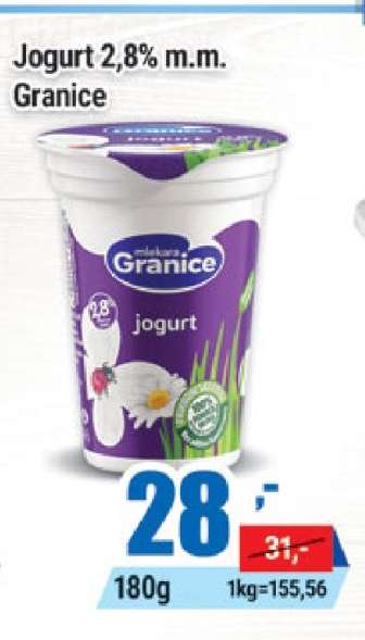 Jogurt 2,8% m.m. Granice