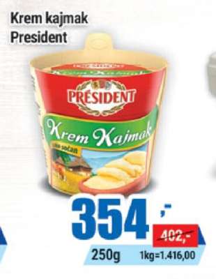 Krem kajmak President