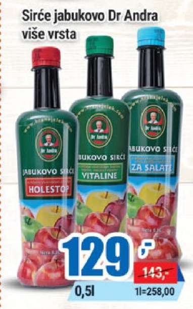 Sirće jabukovo Dr Andra