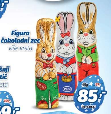 Figura čokoladni zec