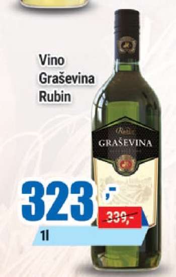 Vino Graševina Rubin