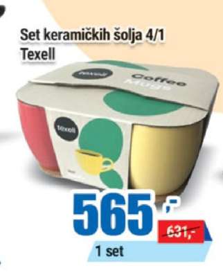 Set keramičkih šolja 4/1 Texell