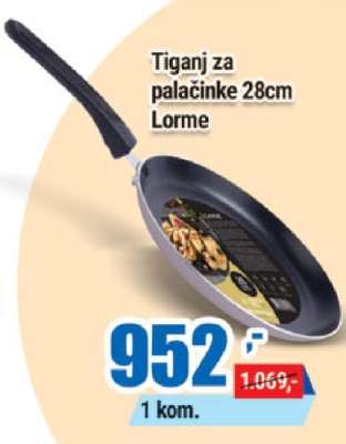 Tiganj za palačinke 28cm Lorme