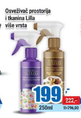 Osveživač prostorija i tkanina Lilla