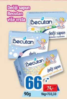 Dečiji sapun Becutan