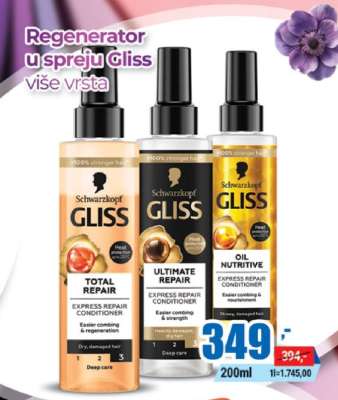 Regenerator u spreju Gliss