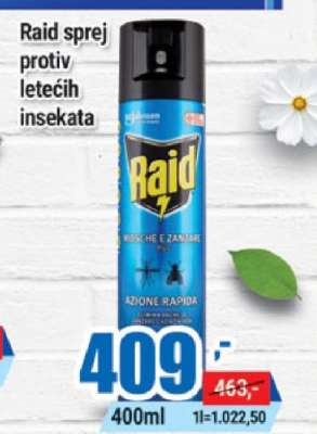 Raid sprej protiv letećih insekata