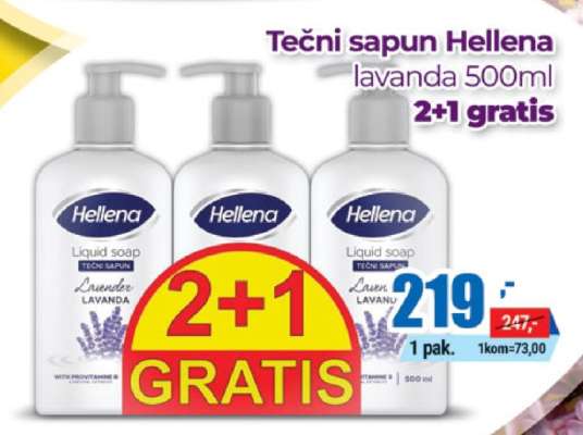 Tečni sapun Hellena lavanda 500ml