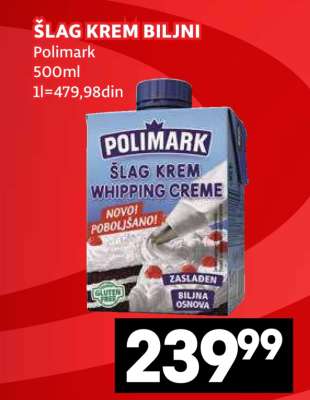 ŠLAG KREM BILJNI