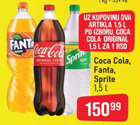Coca-Cola, Fanta, Sprite