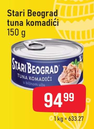 Stari Beograd tuna komadići
