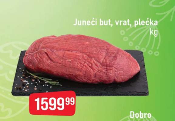 Junečí but, vrat, plečka