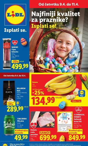 Lidl katalog - 09.04.2026 - 15.04.2026.