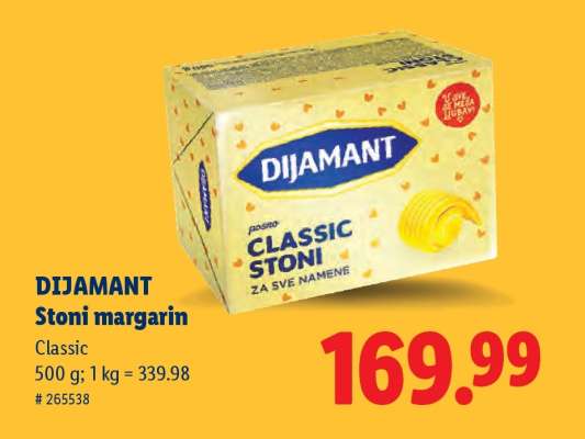 Dijamant Stoni margarin