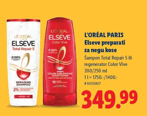 L'ORÉAL PARIS Elseve preparati za negu kose