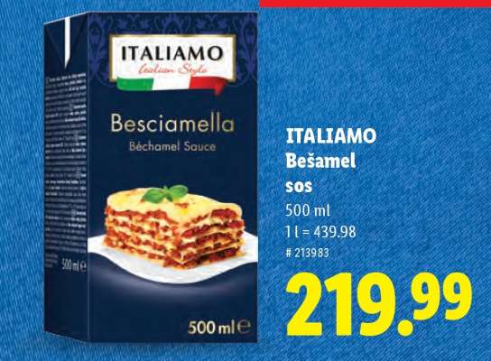 Italiamo Bešamel sos
