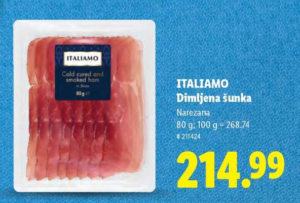 Italiamo Dimljena šunka