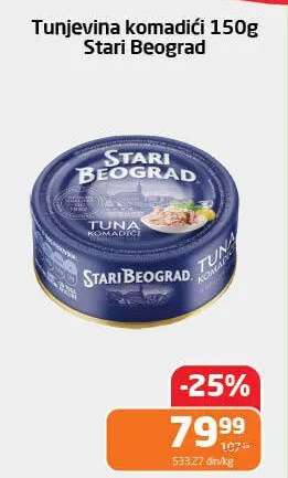 Tunjevina komadići 150g Stari Beograd