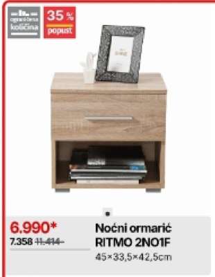 Noćni ormarić RITMO 2N01F